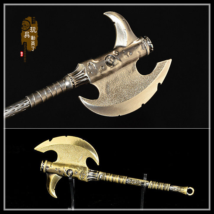 战斧配件兵人鬼斧钩斧碎魂板斧人马斧王手模型兵人专区