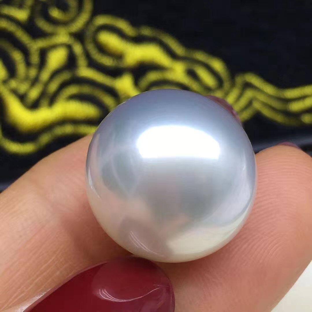 1318mm南洋海水珍珠澳白银白正圆paspaley裸珠维纳斯颈饰