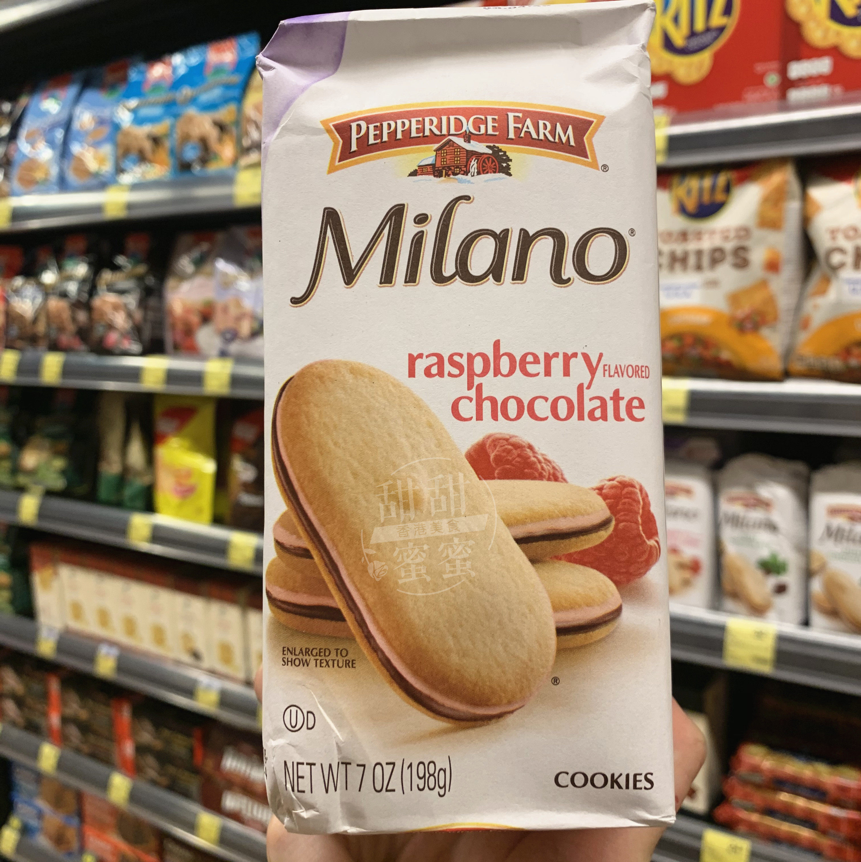 香港代购美国非凡农庄milano米兰朱古力红莓夹心曲奇饼干