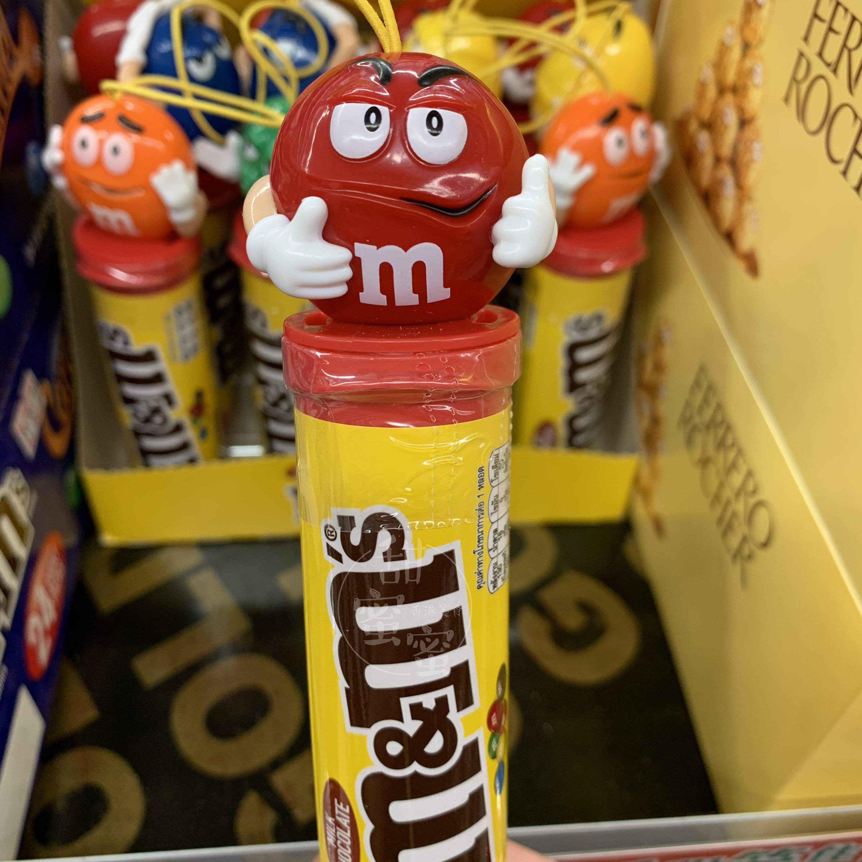 现货正品美国进口牛奶朱古力mm豆带公仔便携巧克力制品