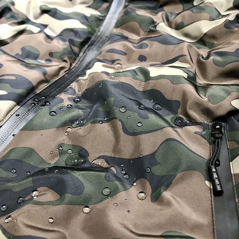 加拿大极地系列!8000mm防暴雨级秋冬男士户外迷彩全压胶羽绒棉服