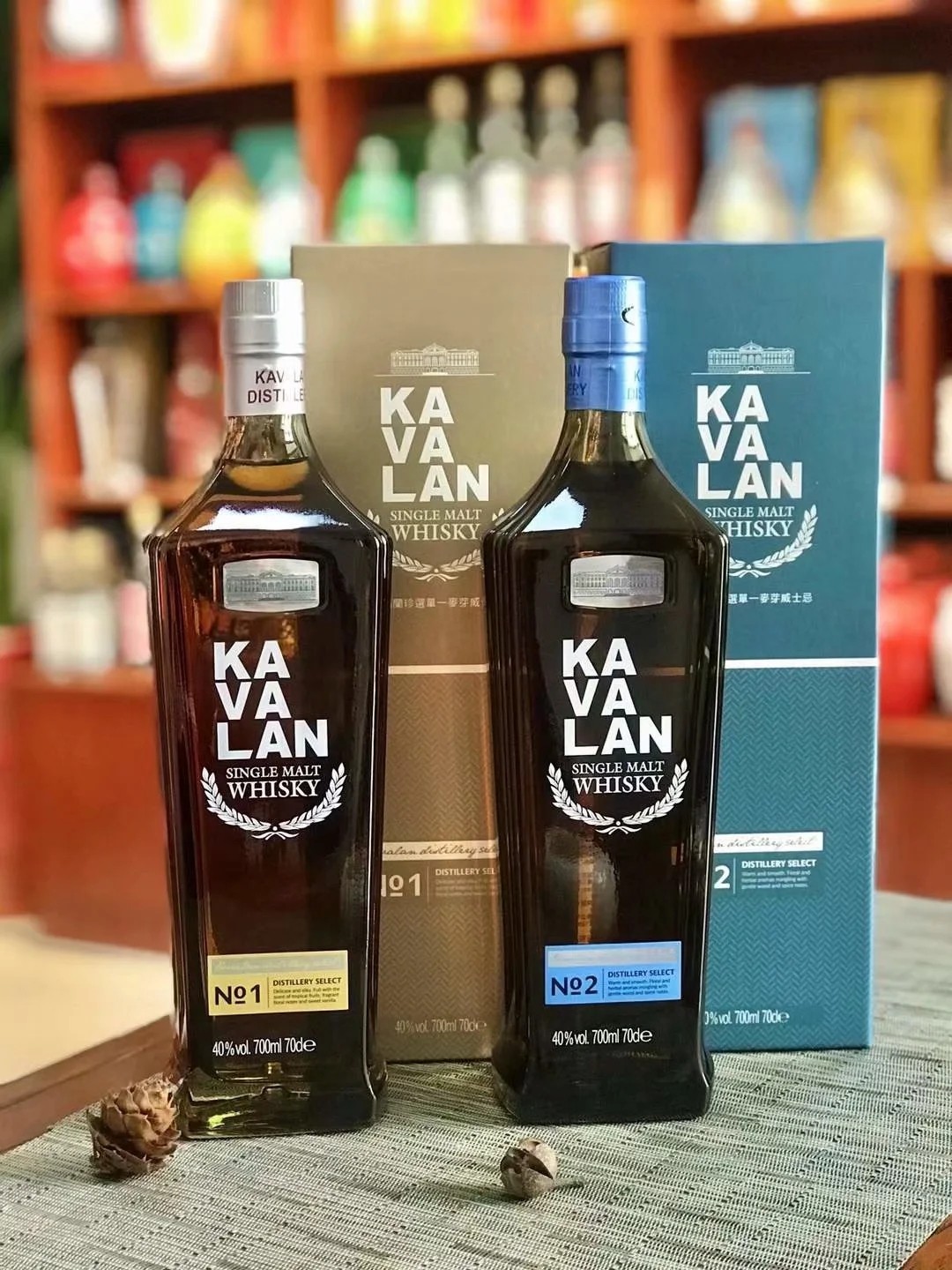 台湾金车噶玛兰珍选1号2号kavalan单一麦芽洋酒威士忌