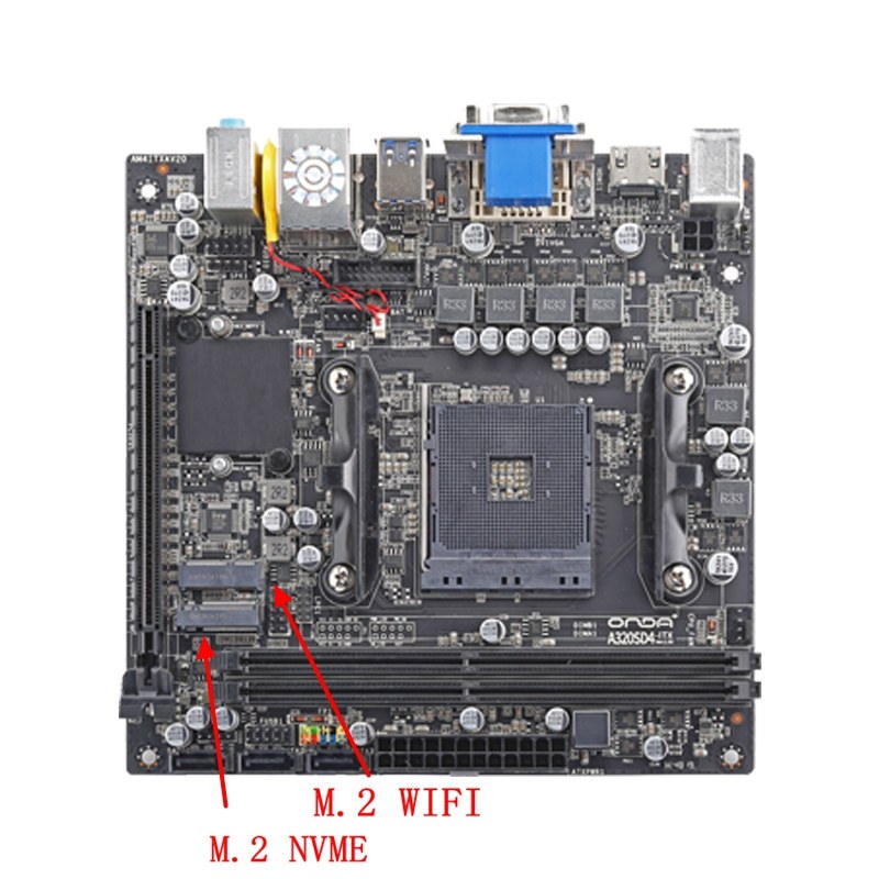 asrock/华擎科技 a320m-itx 主板 mini-itx am4全新不带wifi