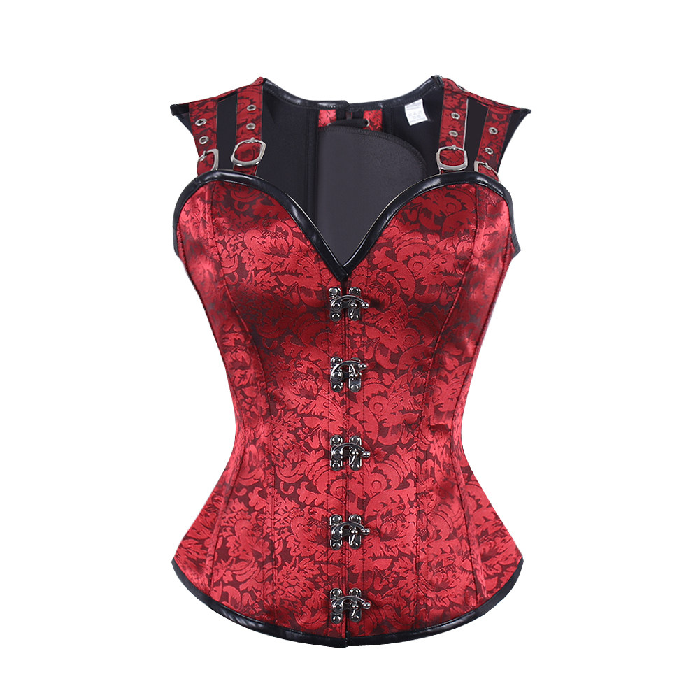 蒸汽朋克les束胸胸衣马甲宫廷corset束身内衣塑身上衣