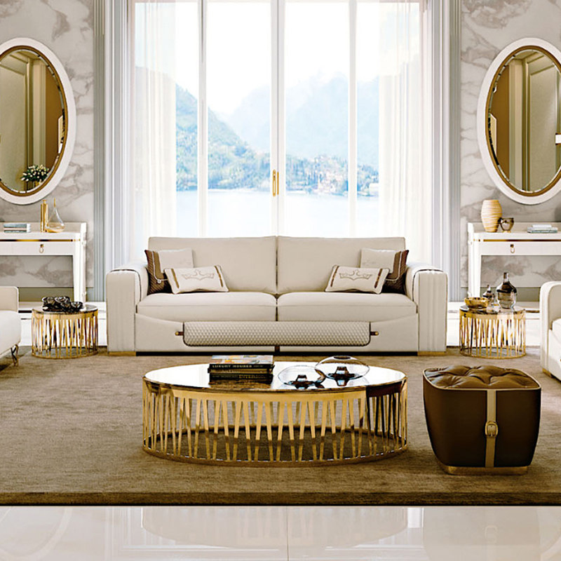 意式轻奢真皮沙发头层皮小户型现代简约家具客厅别墅皮艺沙发