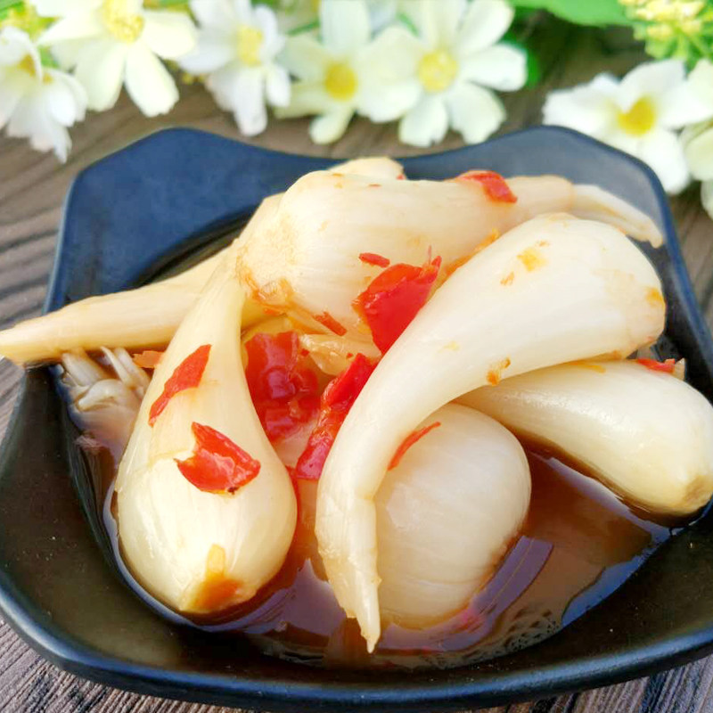 恩施特产泡菜酸辣荞头农家手工腌制酱藠头咸菜腌制