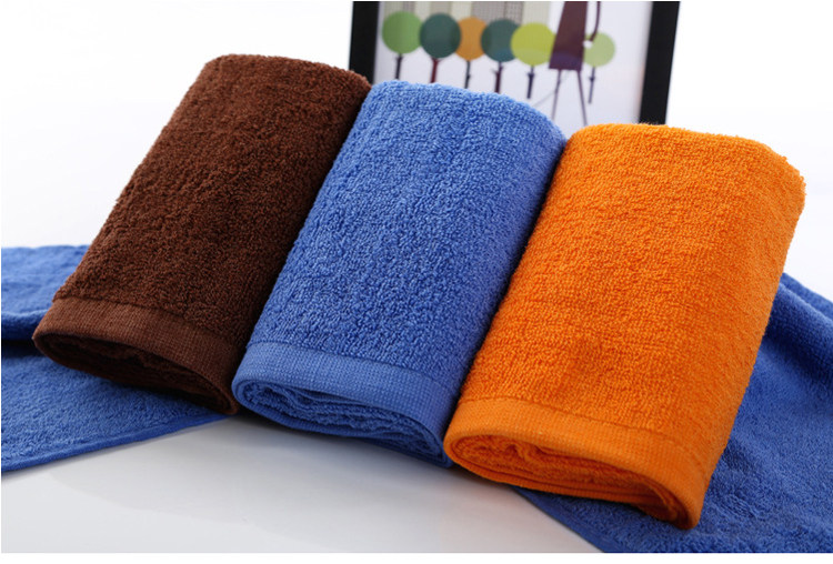 足浴火疗美容专用毛巾纯棉批蓝咖啡色沐足垫脚毛巾