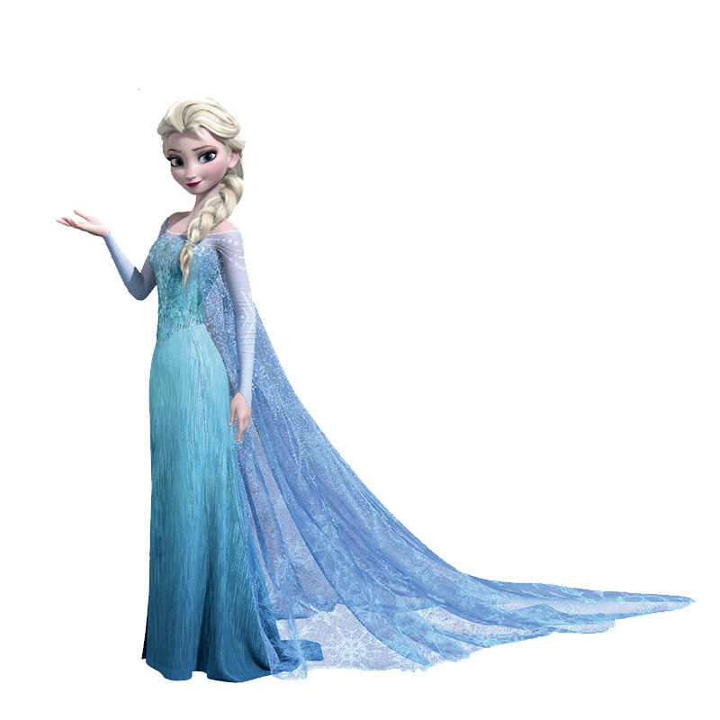 卡通卧室爱莎冰雪墙画儿童女孩贴画房贴公主房墙贴奇缘纸装饰墙面