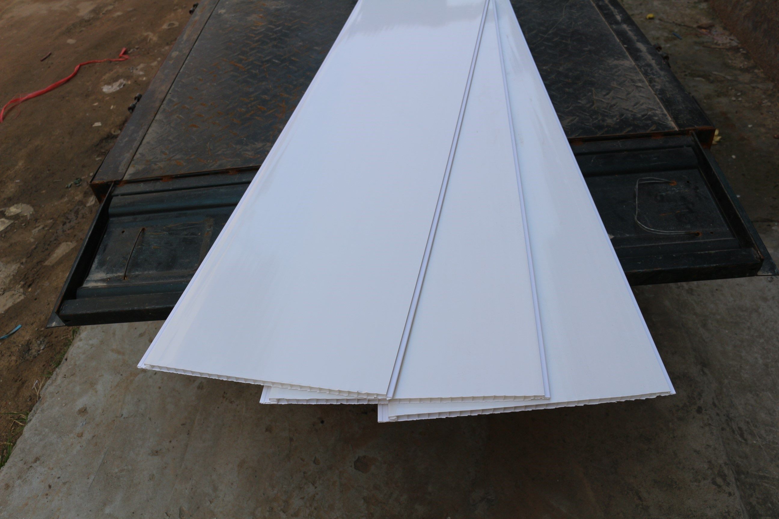 吊顶面板十公分公分塑钢扣板三宽白色阳台pvc扣板模块