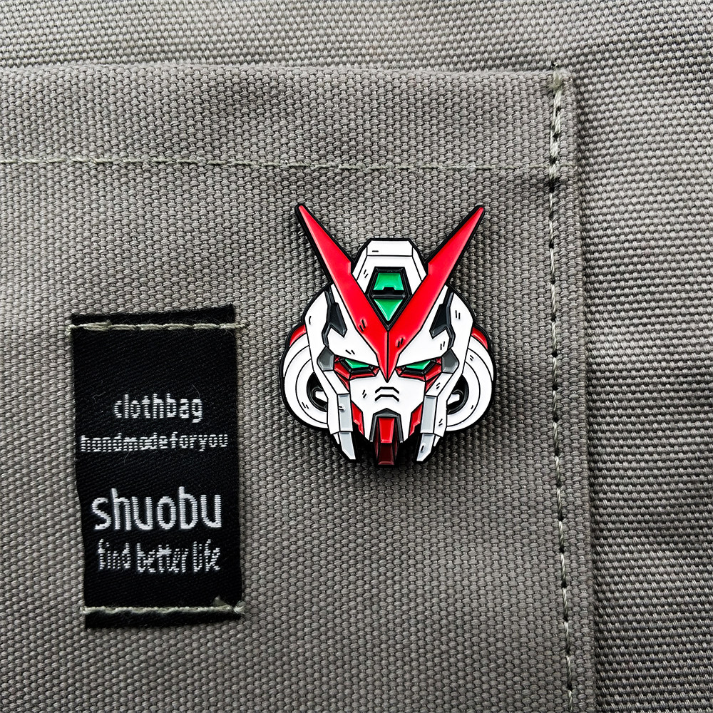 eleven原创机动战士红色异端高达胸针动漫徽章胸针
