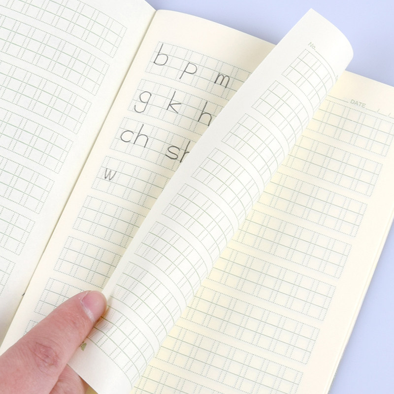 工厂直营凯萨作业本青岛小学生四线方格算数生字课业本