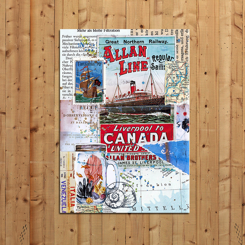 junkjournal尺寸复古打底素材拼贴英文报纸哥特贴纸