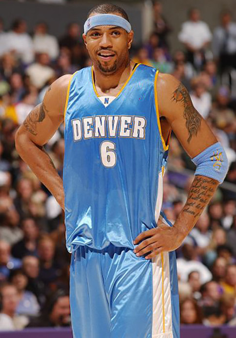 肯扬马丁掘金篮网快船尼克斯篮球衣服运动套装篮球服