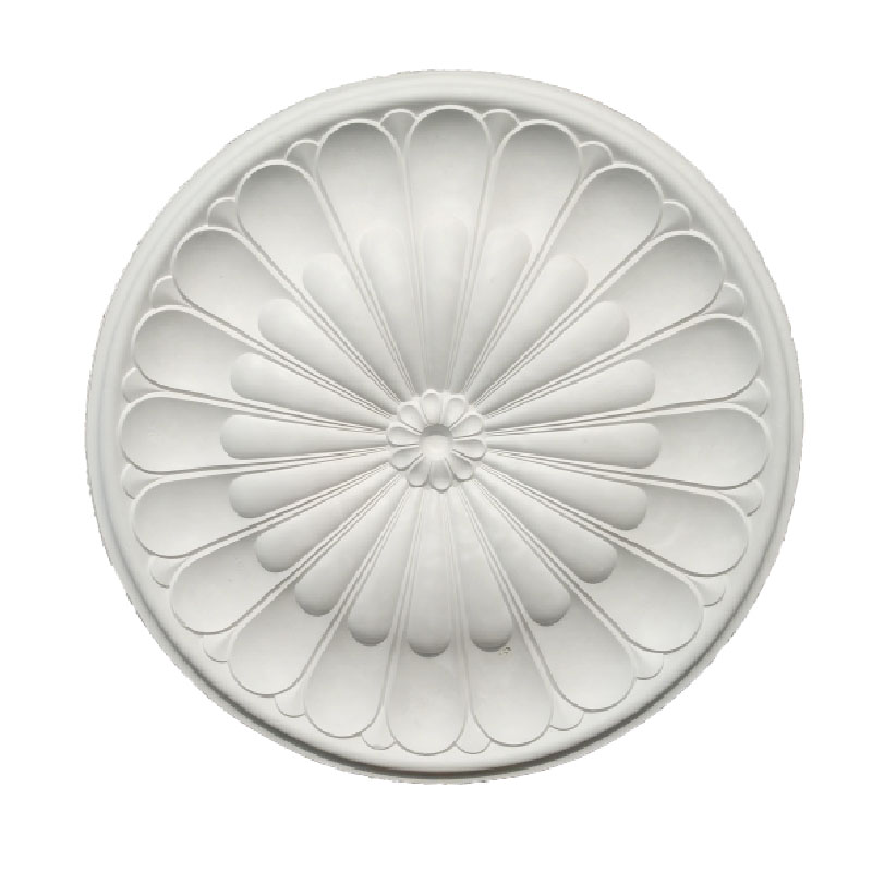 光面简约现代法式石膏灯盘圆盘吊灯底座20cm35cm50cm65cm80cm105石膏