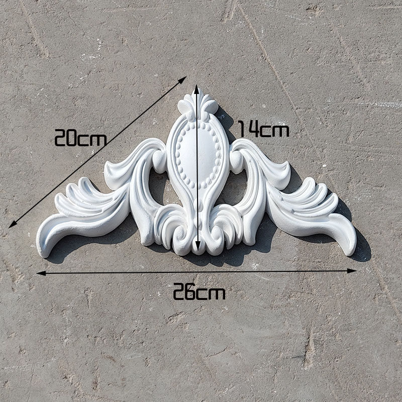 20cm法式镂空石膏雕花角花拐角40cm30cm可以直线石膏线条