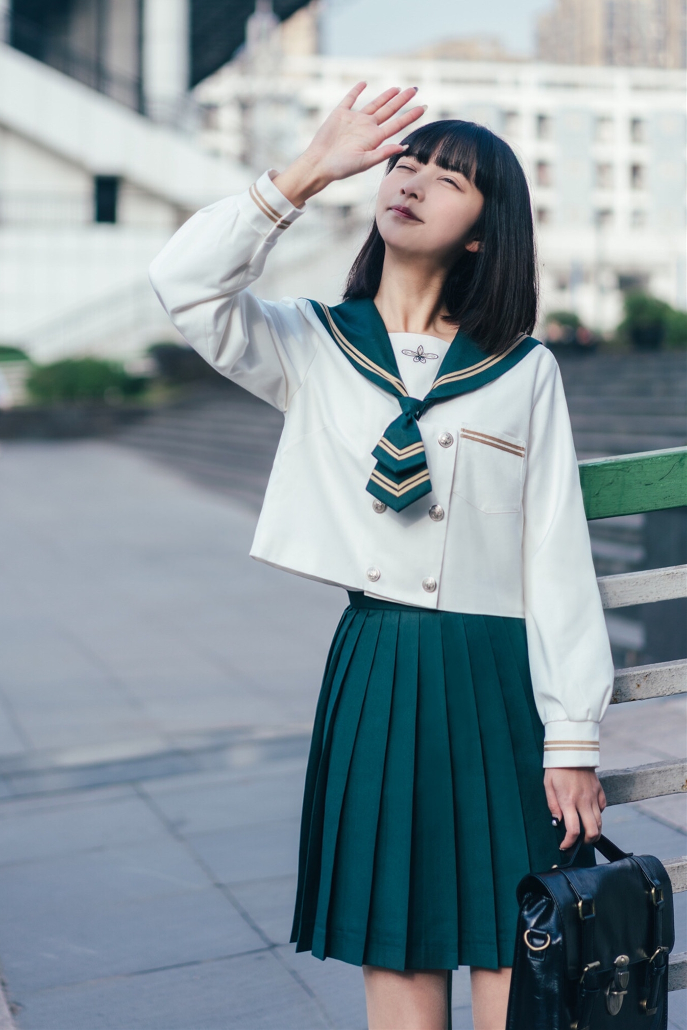 中间水手制服jk正统春日old小春现货driver学生校服