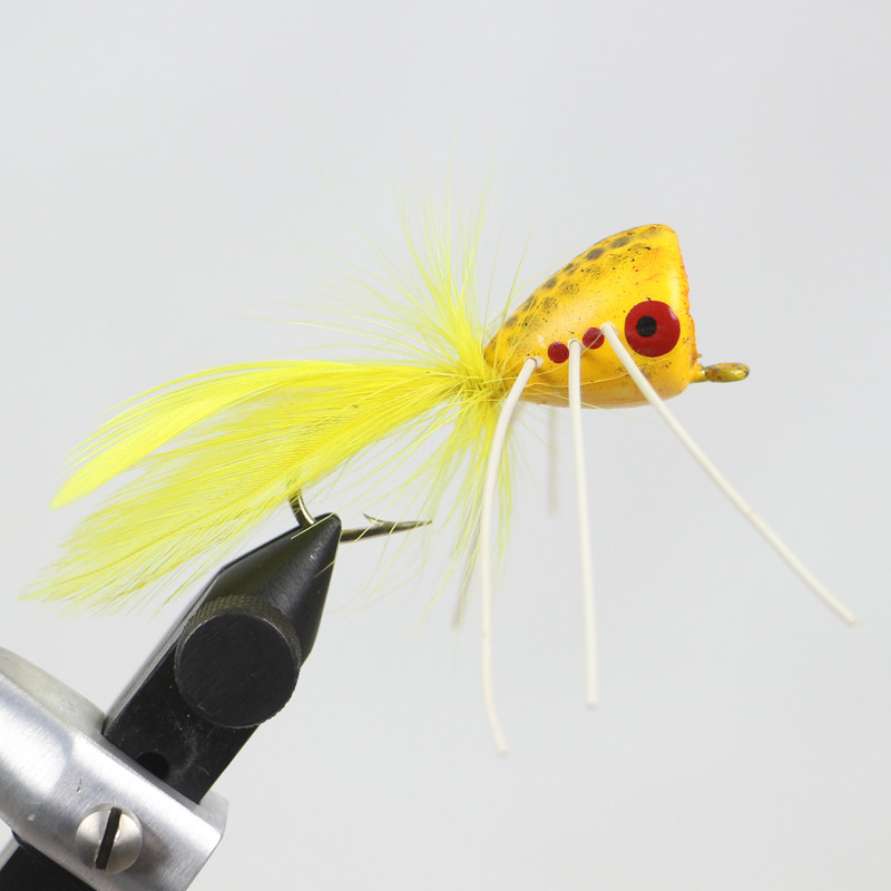 popper波爬波扒浮水飞钓钓钩浮水型飞蝇钩飞钓饵活饵