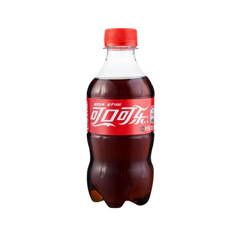 碳酸饮料300ml1瓶整箱可口可乐汽水休闲夏天coca-cola碳酸饮料