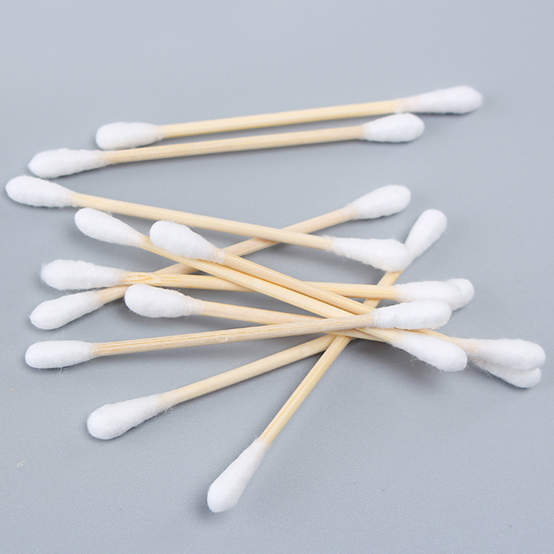 棉花棉签双头一次性200支耳朵卸妆化妆棉棒木棒棉签