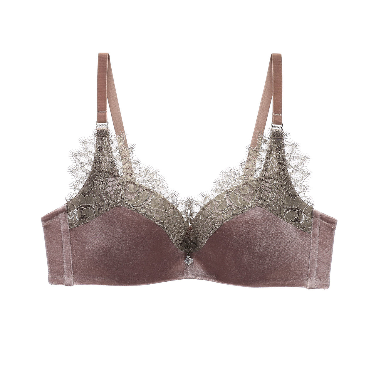 欧迪芬 性感欧式宫廷风聚拢上托薄款蕾丝边女士文胸内衣ob8360