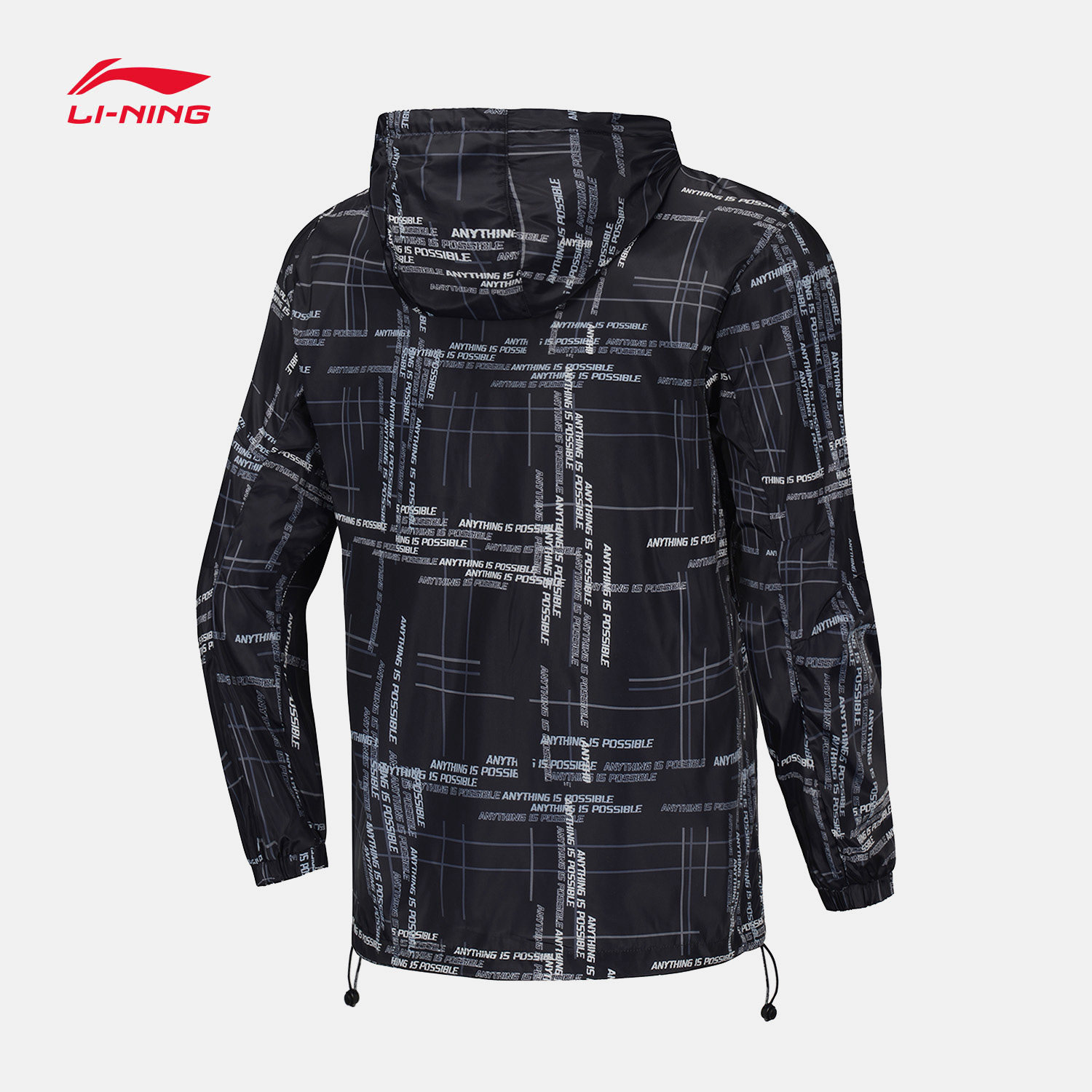李宁风衣男士2020新款开衫长袖连帽防风时尚运动风衣