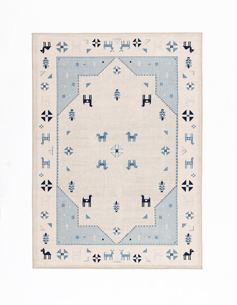 北欧几何毯床尾床边卧室客厅装饰ins地毯