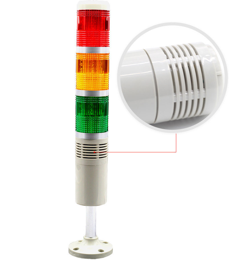 三色警示led多层报警器lta5053wj闪光光带蜂鸣220v24v12v报警灯