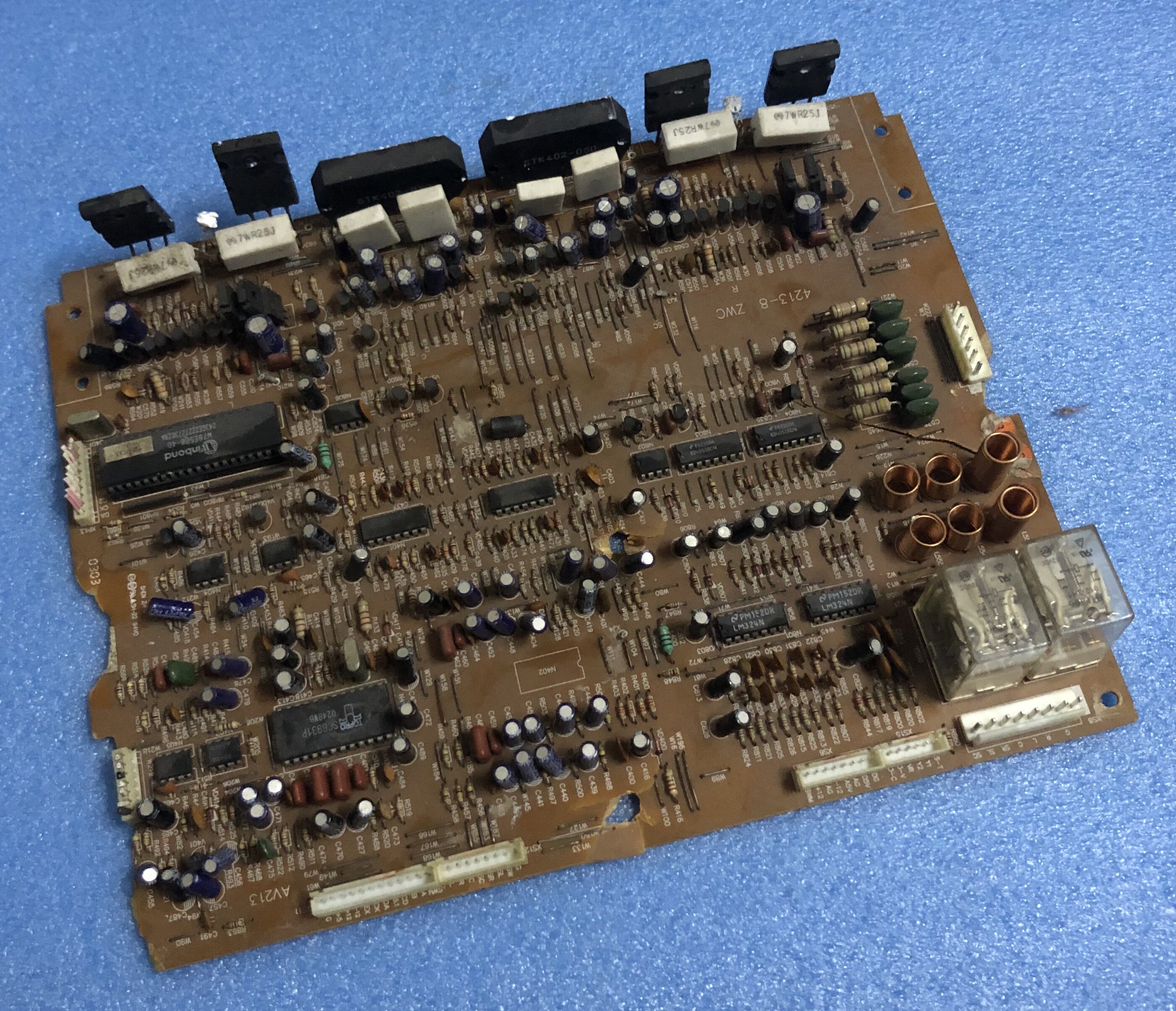 材料卖不包拆机功放东芝52001943厚膜stk402050pcb电路板