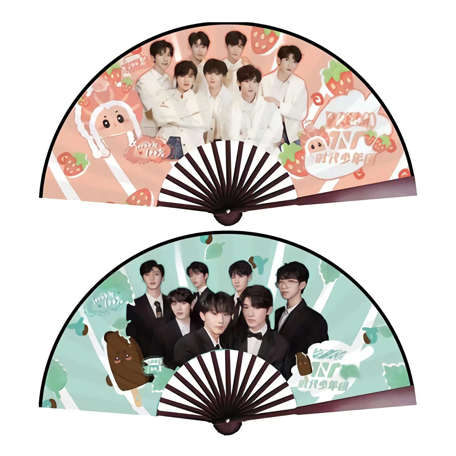 新品tnt时代少年团扇扇子宋亚轩马嘉祺刘耀文丁程鑫动漫挂件