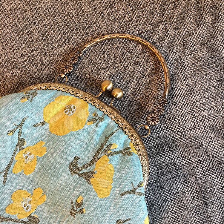 文艺复古民国风口金包原创晚宴旗袍包优雅婉约手挽包礼物女