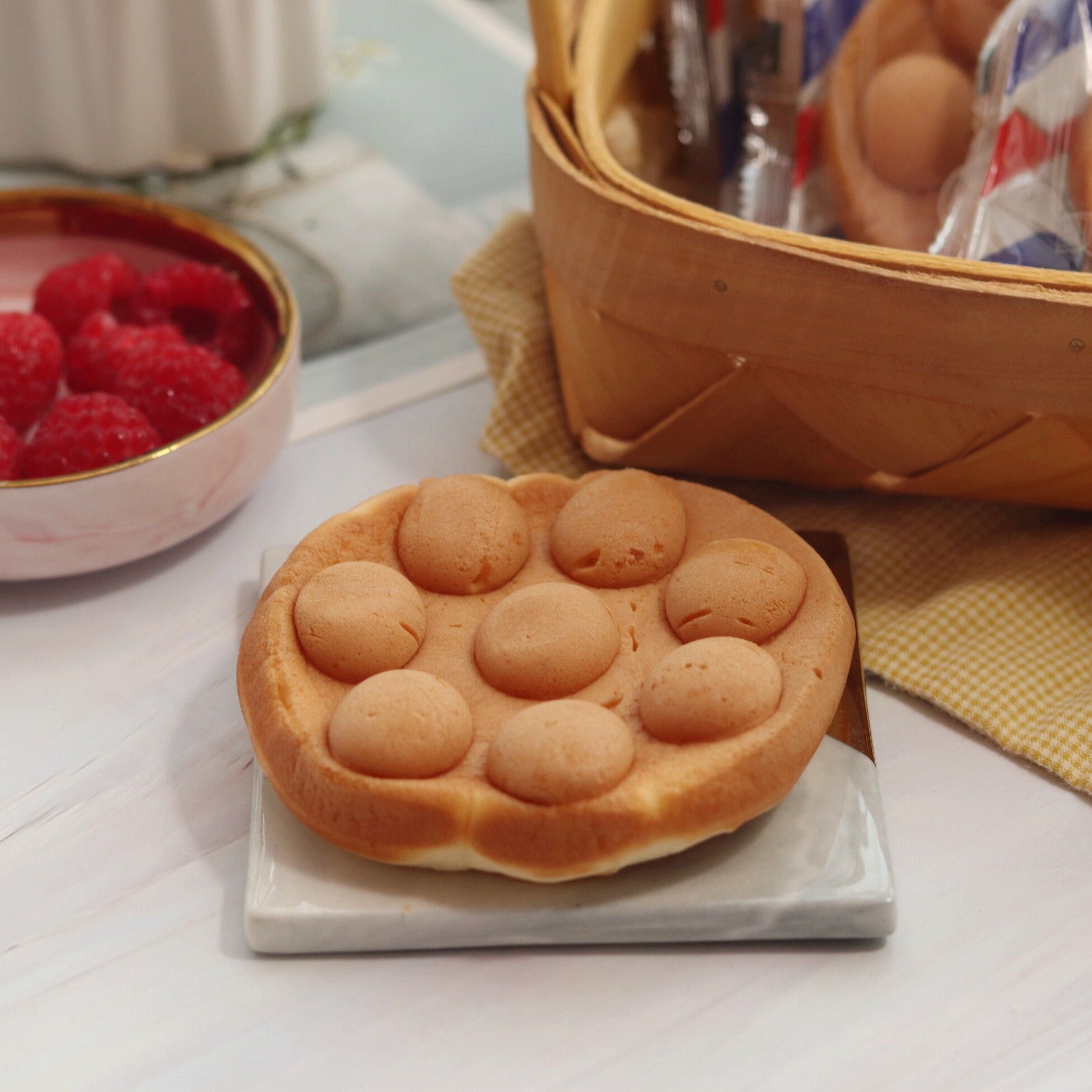 橙枫港式蛋仔华夫饼鸡蛋糕面包美味儿童早餐传统西式糕点