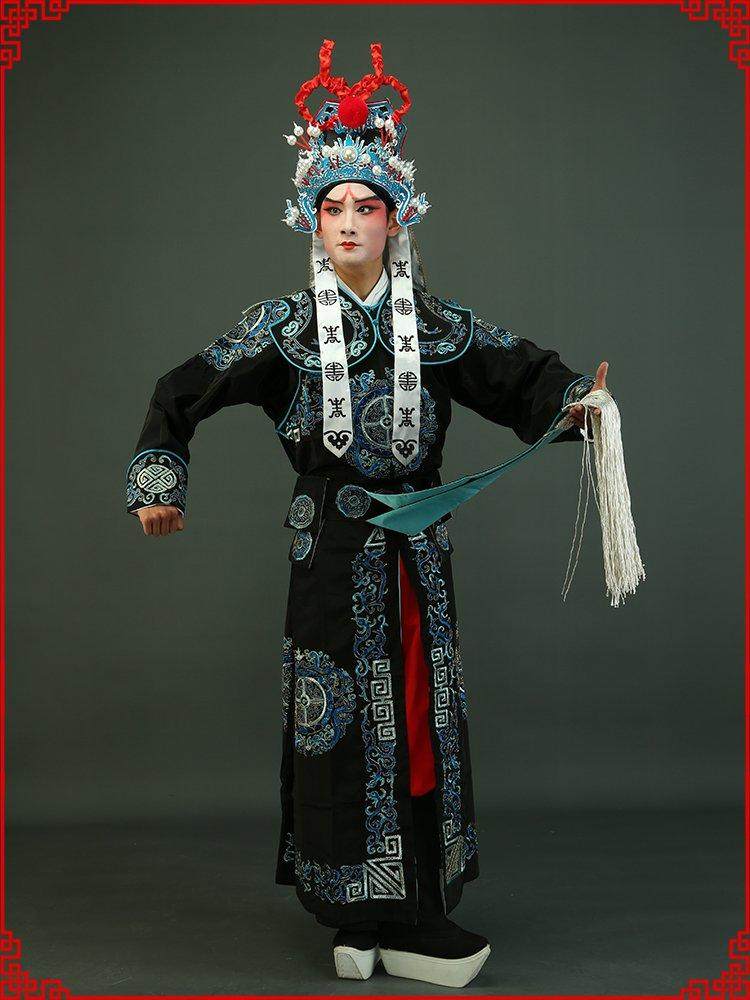 花剑武生戏曲京剧戏剧武将花箭武打侍卫民族服装