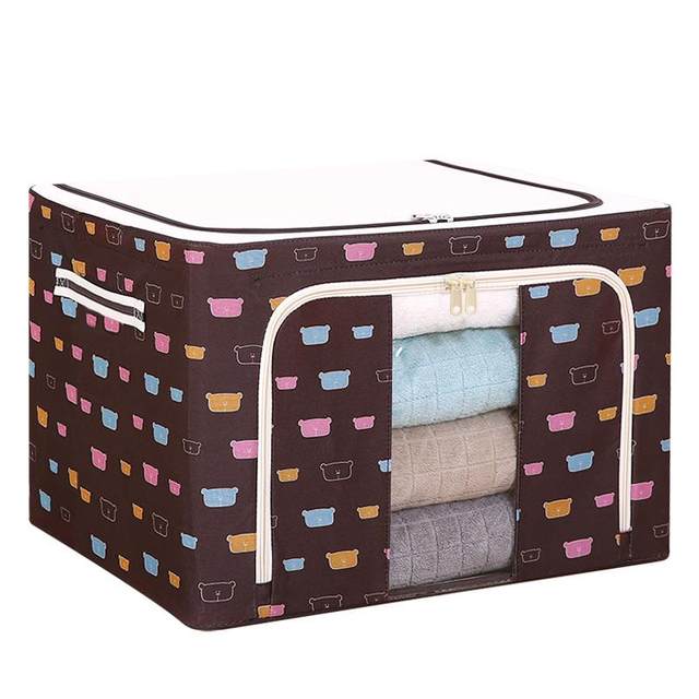 Household large cloth storage box extra large clothes folding quilts storage bag chest Household large cloth storage box extra large clothes folding quilts storage bag chest