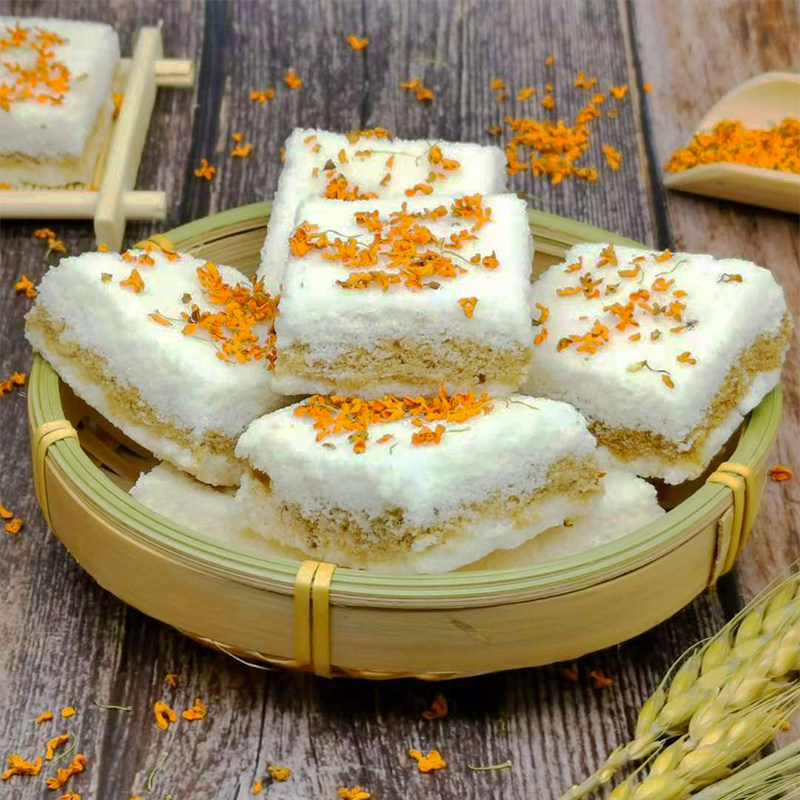 温州特产桂花手工传统糕点正宗米糕网红早餐传统糕点