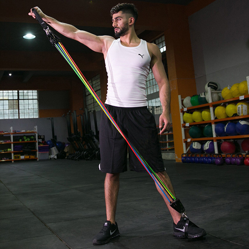 弹力绳健身男士拉力绳弹力带阴力带家用胸肌训练器材多功能拉力器