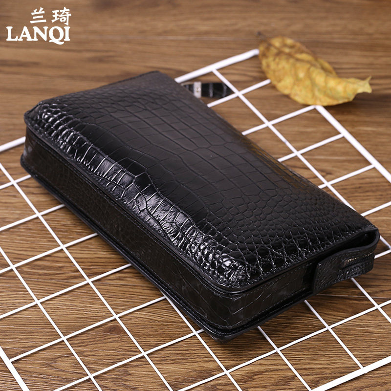 购物先领券,券后￥2688原价8999立即领券购买兰琦鳄鱼皮手包肚皮男士