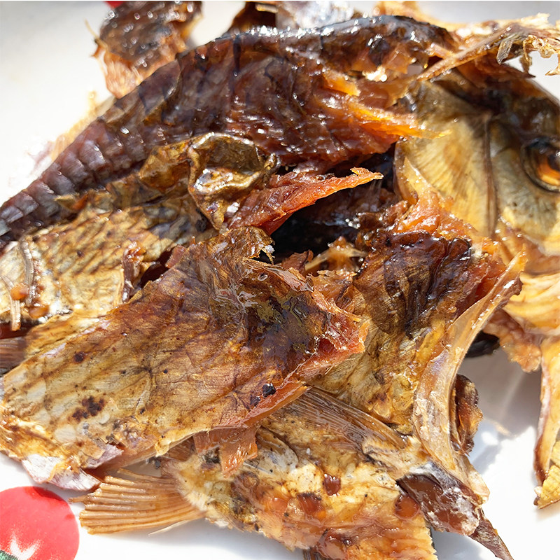 麻辣自制手工即食香辣鲫鱼酱板手撕即食鱼零食