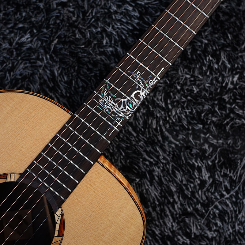 乌托邦月亮562h全单民谣吉他41寸尖缺角吉他-民谣吉他