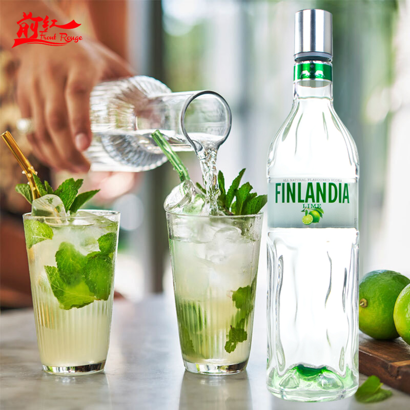 进口洋酒finlandiavodka芬兰伏特加青柠风味鸡尾酒调酒伏特加