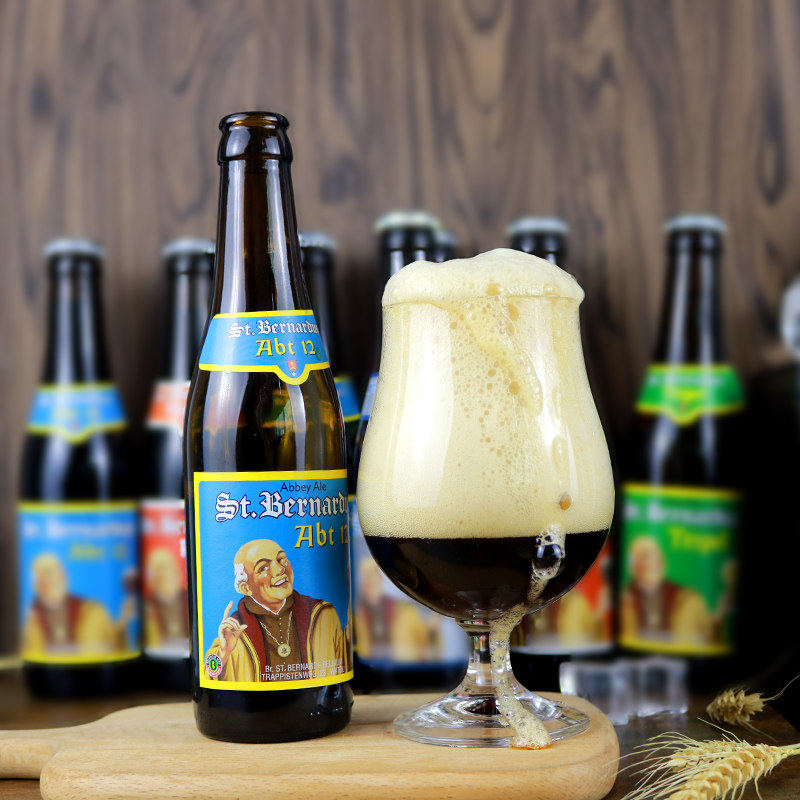 12号比利时进口圣伯纳st.bernardusabt啤酒330ml前红啤酒