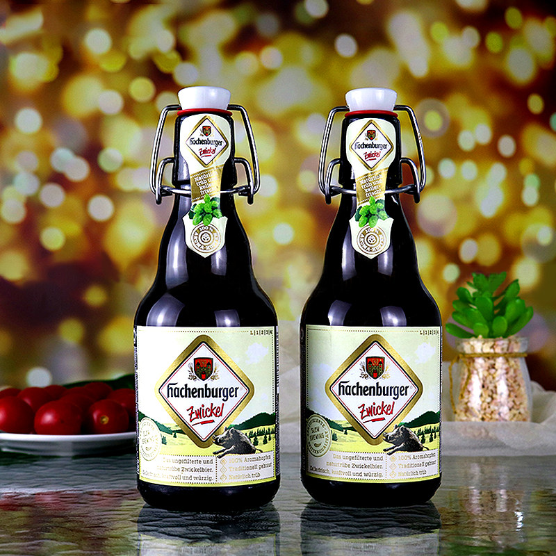 啤酒德国原瓶进口野猪哈亨窖藏原浆白啤酒330ml啤酒