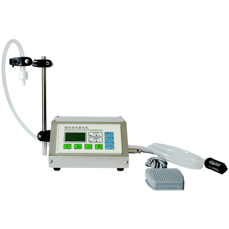 qhg11a数控液体灌装机白酒牛奶矿泉水小型全自动定量液体分装机