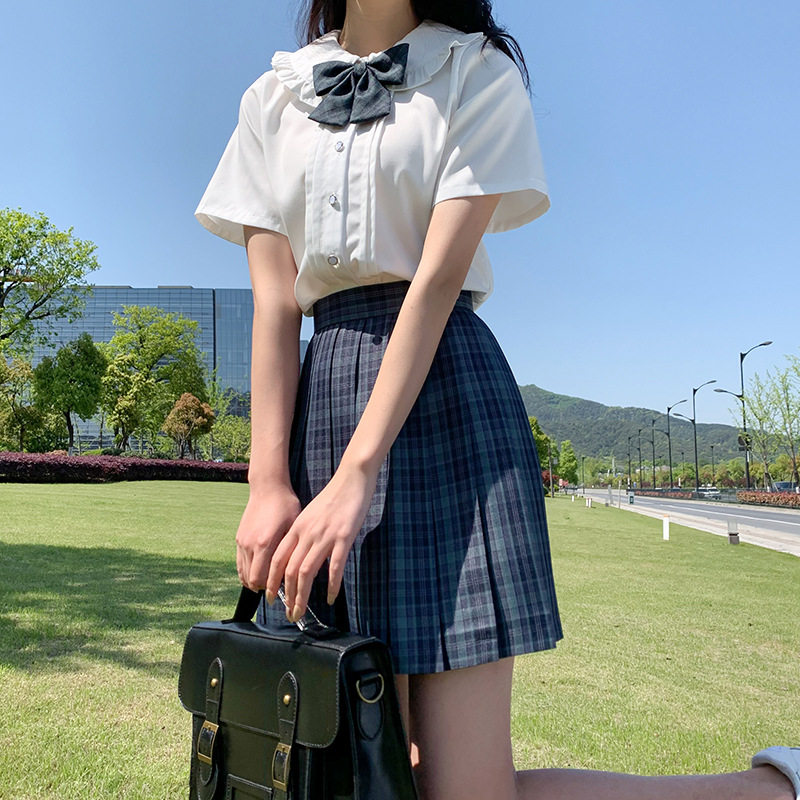 【海苔】绝美校供感原创jk制服套装全套优等生正版女格裙