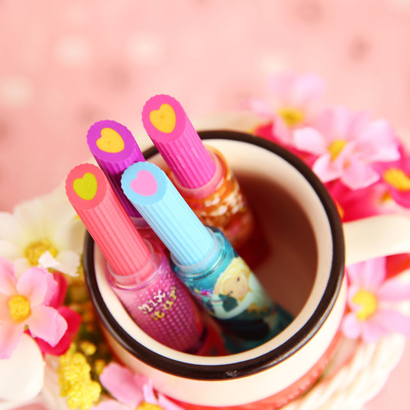 橡皮擦口红公主芭比可爱儿童橡皮学生创意文具橡皮