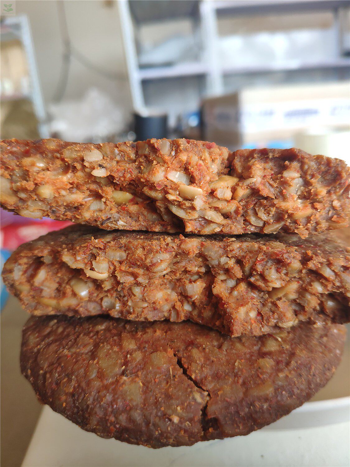 云南香辣豆豉纯手工豆食粑大理巍山土特产干豆豉自制下饭菜豆酱饼