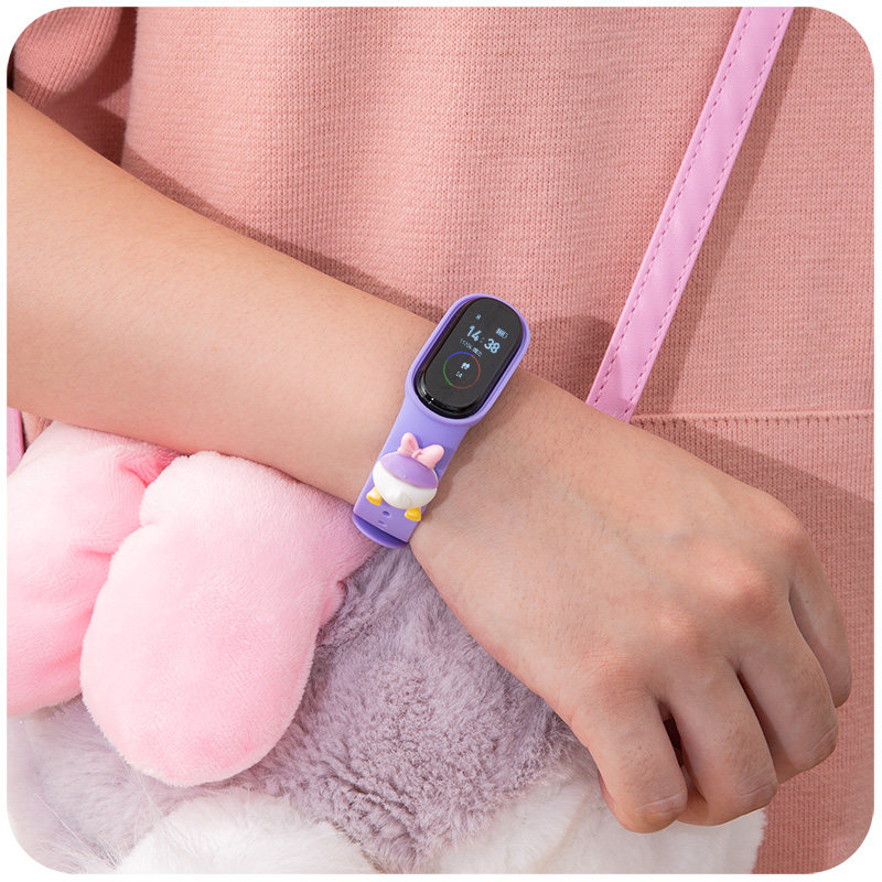 默默爱 卡通智能运动手环计步器led电子手表男女孩中小学生儿童