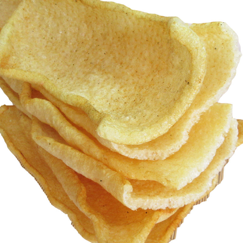 澄海鹊巷沙炒猪脊皮炒沙猪皮盐炒爆沙猪肉皮手工农副产品出口香港