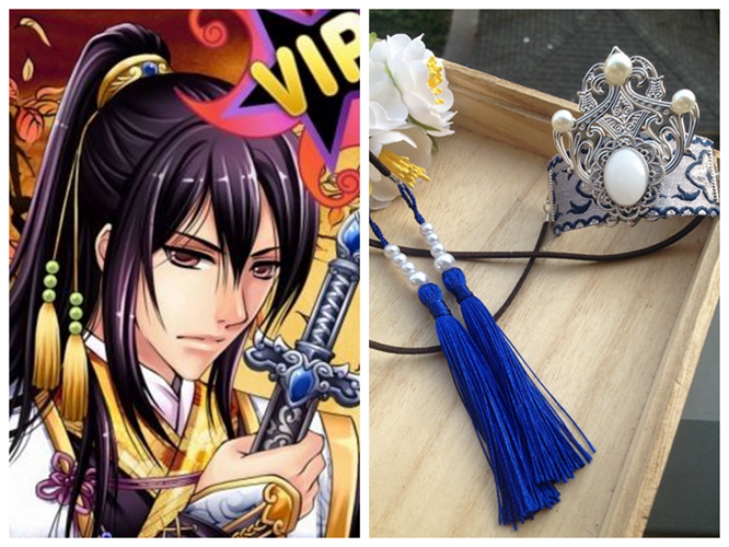 古装头饰武侠男女束发发发冠发扣头动漫天记发饰