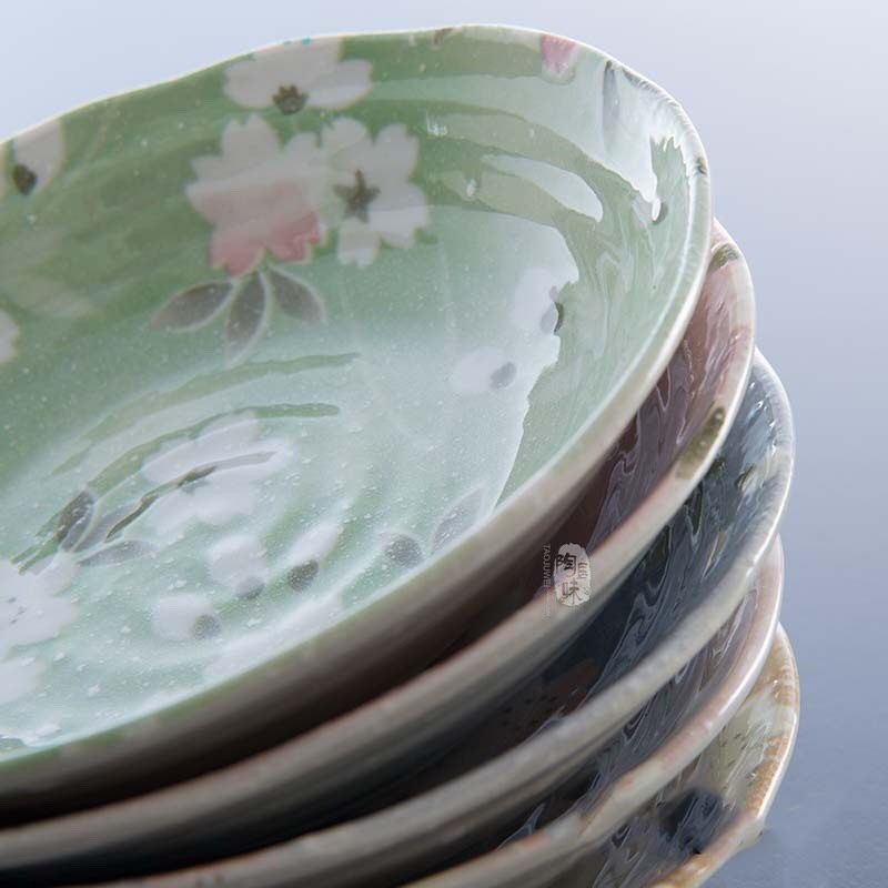 日本原装进口宇野千代日式樱花陶瓷料理小钵饭碗碗