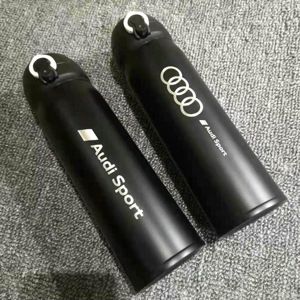 适用于奥迪a3a4a6q5q3q7车载用品保温杯汽车标志水杯杯子保温杯
